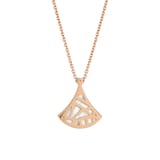 Bvlgari Jewelry 18K Rose Gold Divas Dream Diamond & Mother Of Pearl Necklace