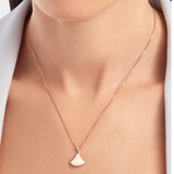 Bvlgari Jewelry 18K Rose Gold Divas Dream Diamond & Mother Of Pearl Necklace