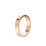 Bvlgari Jewelry 18K Rose Gold B.ZERO1 Essential Band Ring - Ring Size 6.25