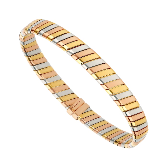 Bvlgari Jewelry 18K Tri Color Serpenti Tubogas Bracelet - Size S