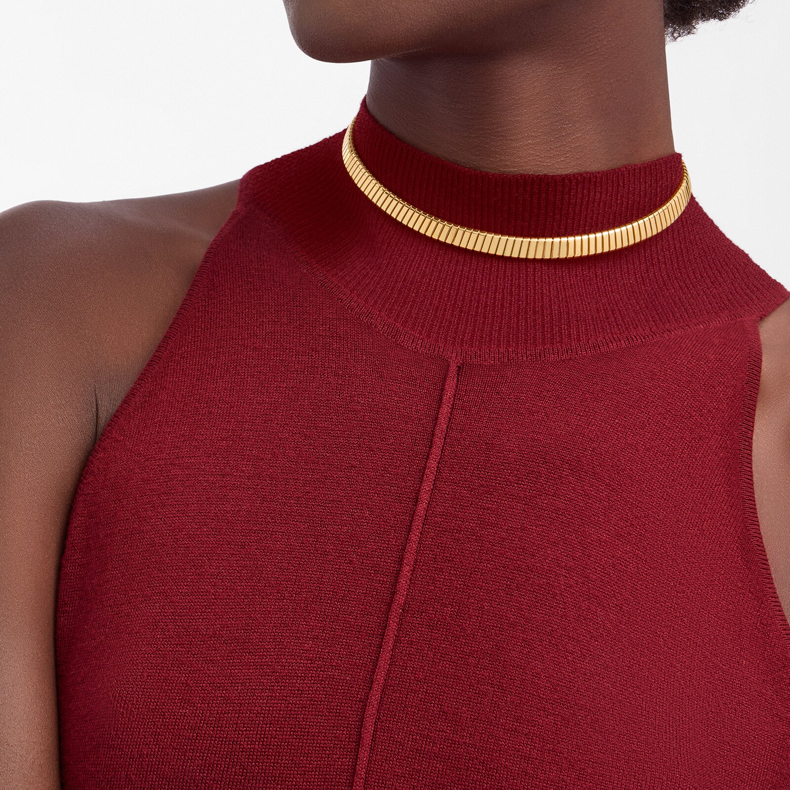 Bvlgari Jewelry 18K Yellow Gold Serpenti Tubogas Collar Necklace