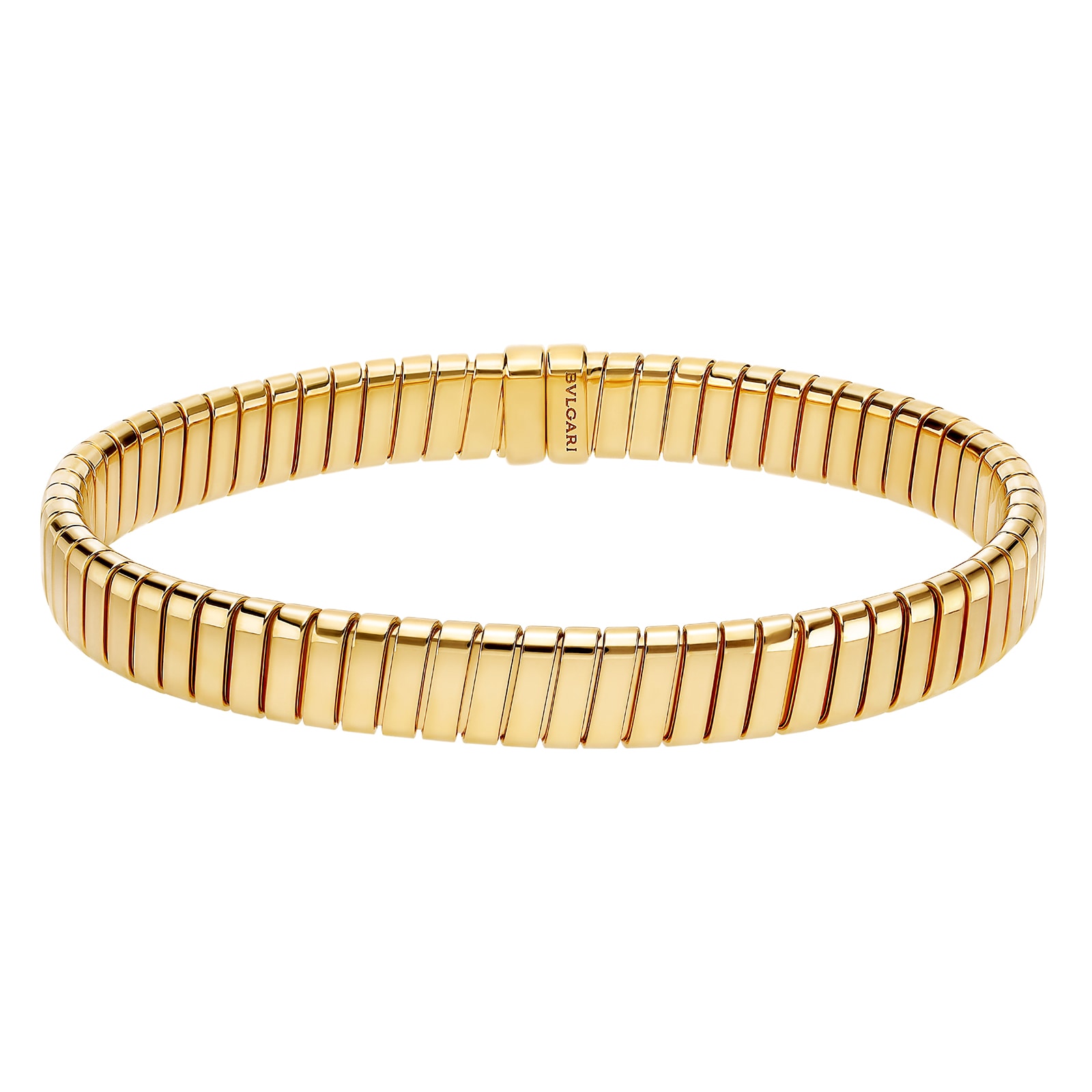 Bvlgari Jewelry 18K Yellow Gold Serpenti Tubogas Bracelet - Size S