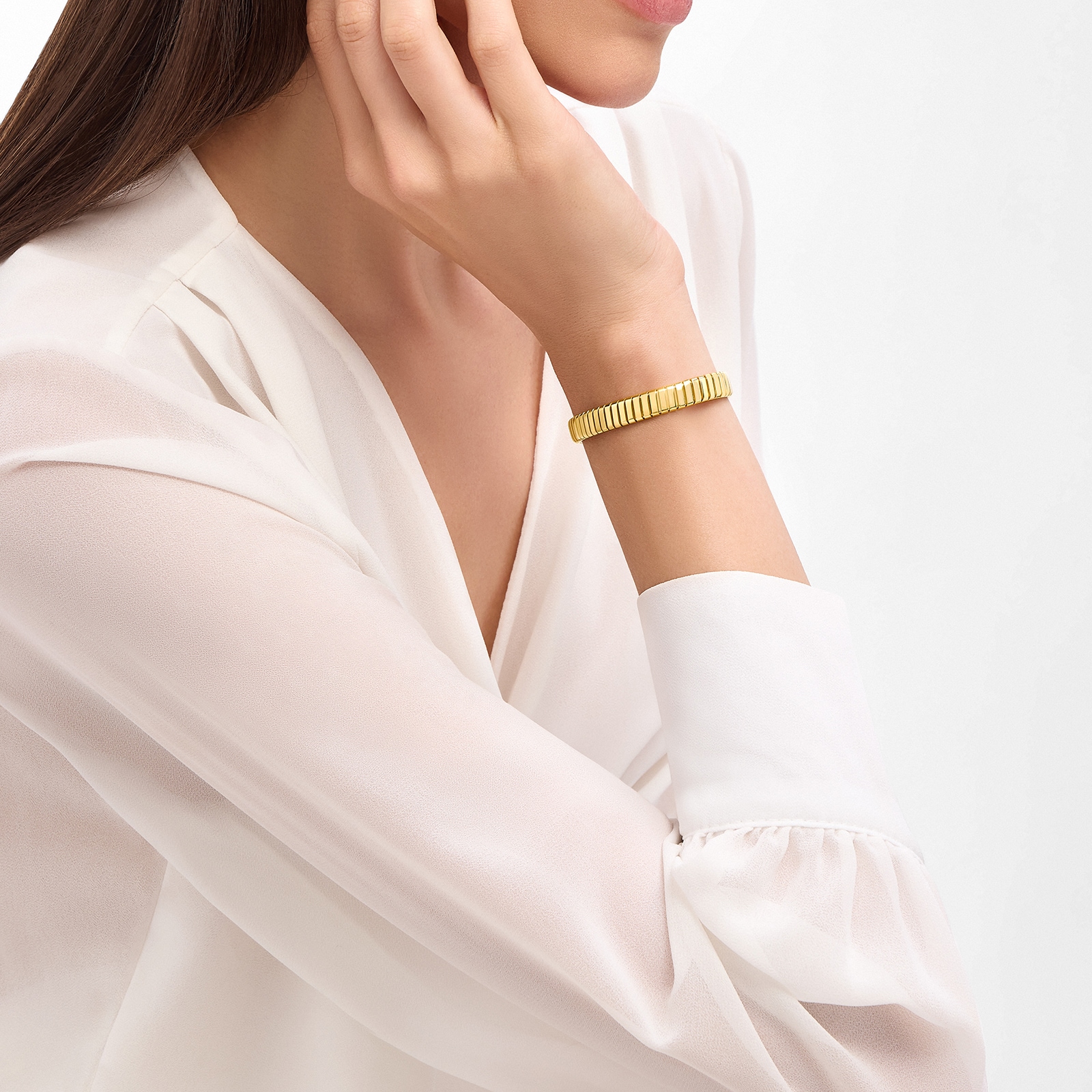 Bvlgari Jewelry 18K Yellow Gold Serpenti Tubogas Bracelet - Size S Bvlgari Jewelry 18K Yellow Gold Serpenti Tubogas Bracelet - Size S