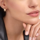 Bvlgari Jewelry 18K Rose Gold B.Zero 1 Pavé Diamond Mini Hoop Earrings
