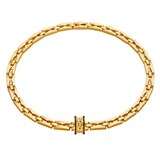 Bvlgari Jewelry 18K Yellow Gold B.Zero 1 Studded Pendant Necklace