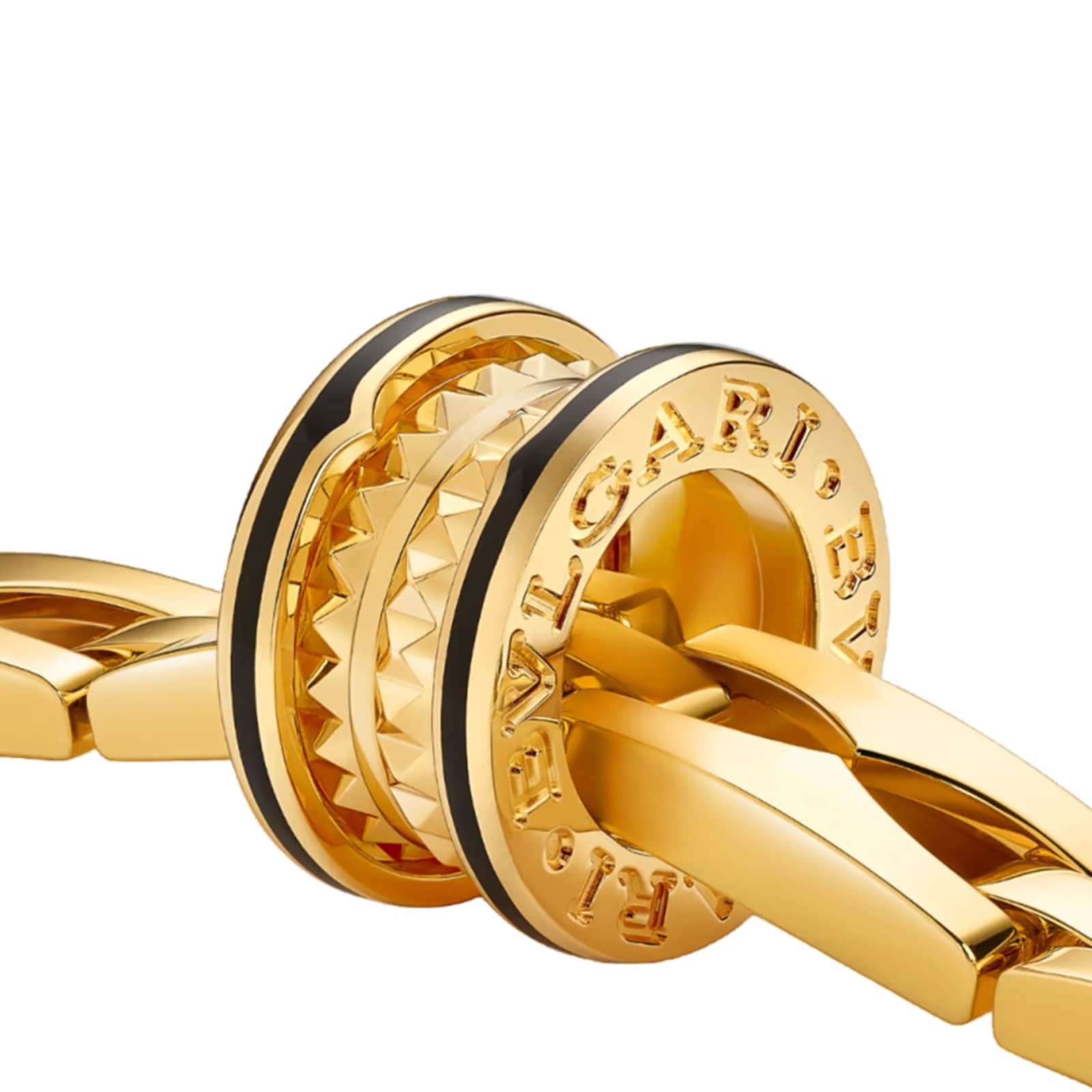 Bvlgari Jewelry 18K Yellow Gold B.Zero 1 Studded Pendant Necklace