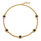 Bvlgari Jewelry 18K Yellow Gold Bvlgari Bvlgari Pearl & Onyx Necklace