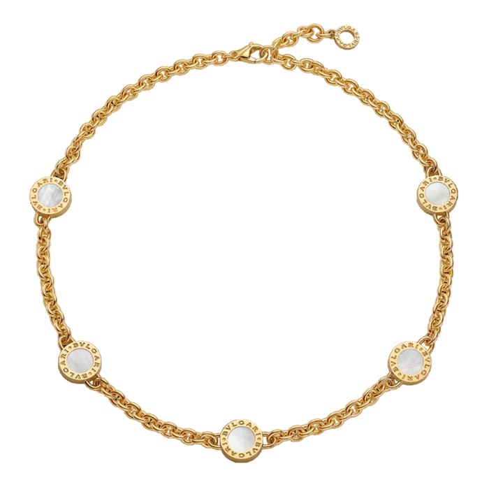 Bvlgari Jewelry 18K Yellow Gold Bvlgari Bvlgari Pearl & Onyx Necklace