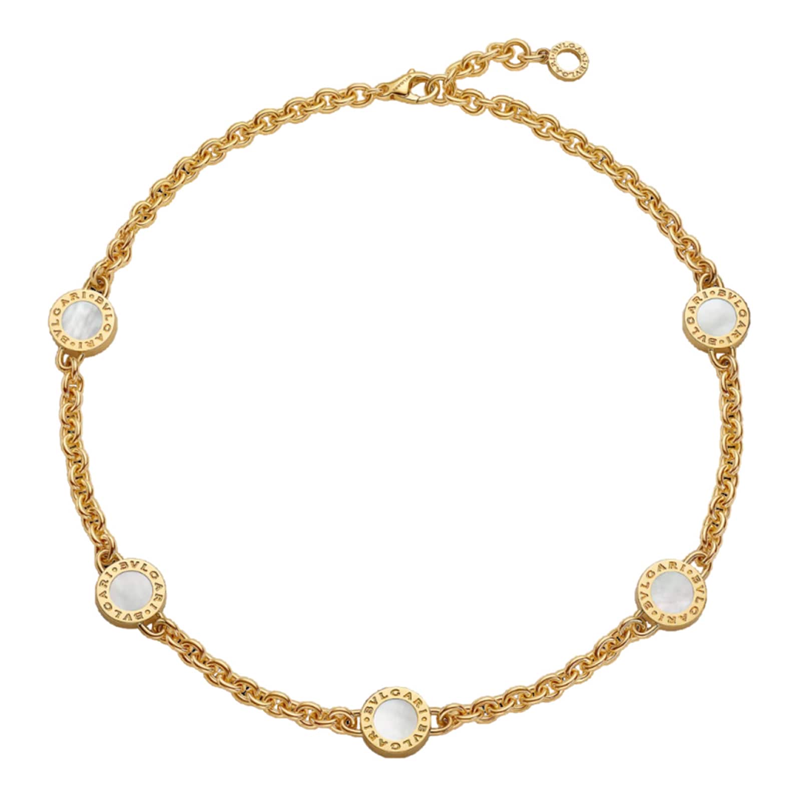 Bvlgari Jewelry 18K Yellow Gold Bvlgari Bvlgari Pearl & Onyx Necklace