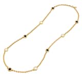 Bvlgari Jewelry 18K Yellow Gold Bvlgari Bvlgari Pearl & Onyx Sautoir Necklace
