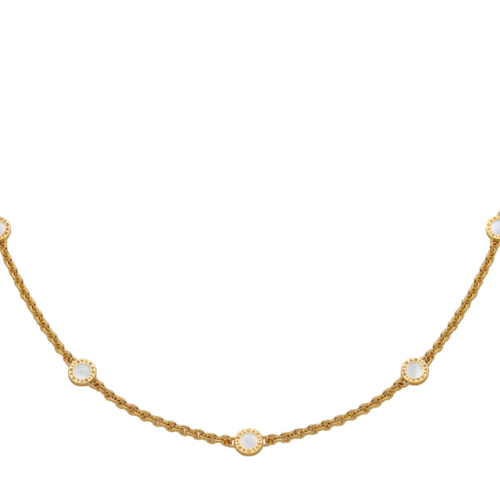 Bvlgari Jewelry 18K Yellow Gold Bvlgari Bvlgari Pearl & Onyx Sautoir Necklace