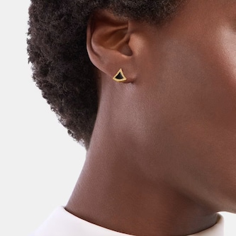 Bvlgari Jewelry 18K Yellow Gold Divas' Dream Diamond & Onyx Stud Earrings