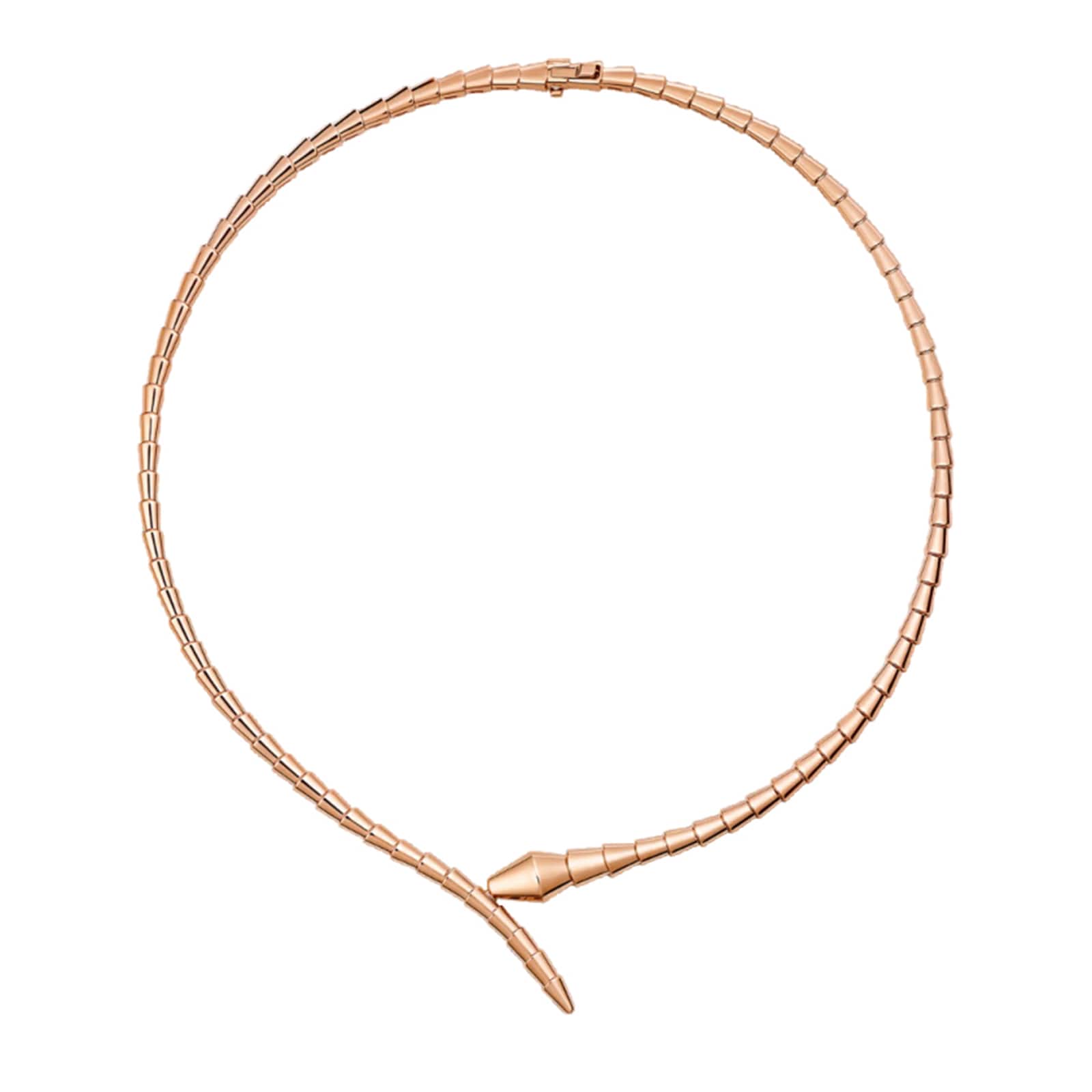 Bvlgari Jewelry 18K Rose Gold Serpenti Viper Necklace