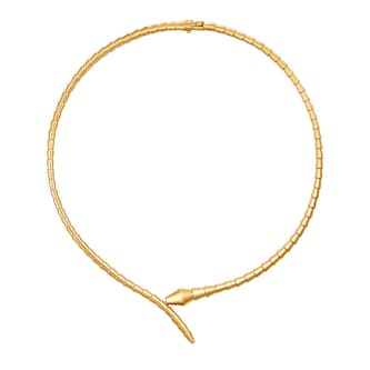 Bvlgari Jewelry 18K Yellow Gold Serpenti Viper Necklace