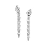 Bvlgari Jewelry 18K White Gold Serpenti Viper Drop Earrings