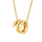 Bvlgari Jewelry 18K Yellow Gold Serpenti Viper Pendant Necklace