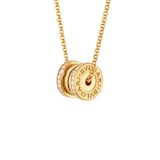Bvlgari Jewelry 18K Yellow Gold B.Zero 1 Pave Diamond Pendant Necklace