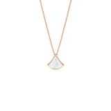 Bvlgari Jewelry 18K Rose Gold Divas' Dream Mother Of Pearl Pendant Necklace