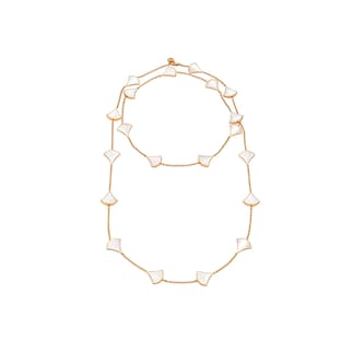 Bvlgari Jewelry 18K Rose Gold Divas' Dream Mother Of Pearl Necklace