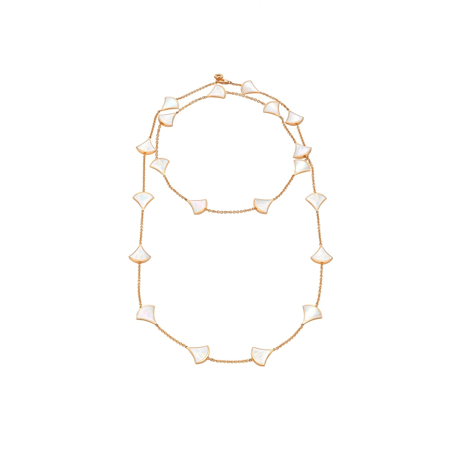 Bvlgari Jewelry 18K Rose Gold Divas' Dream Mother Of Pearl Necklace
