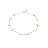 Bvlgari Jewelry 18K Rose Gold Divas' Dream Mother Of Pearl Choker Necklace