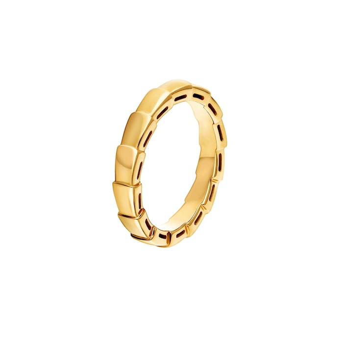 Bvlgari Jewelry 18K Yellow Gold Serpenti Viper Band Ring - Ring Size 7