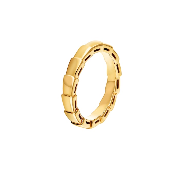 Bvlgari Jewelry 18K Yellow Gold Serpenti Viper Band Ring - Ring Size 7.75