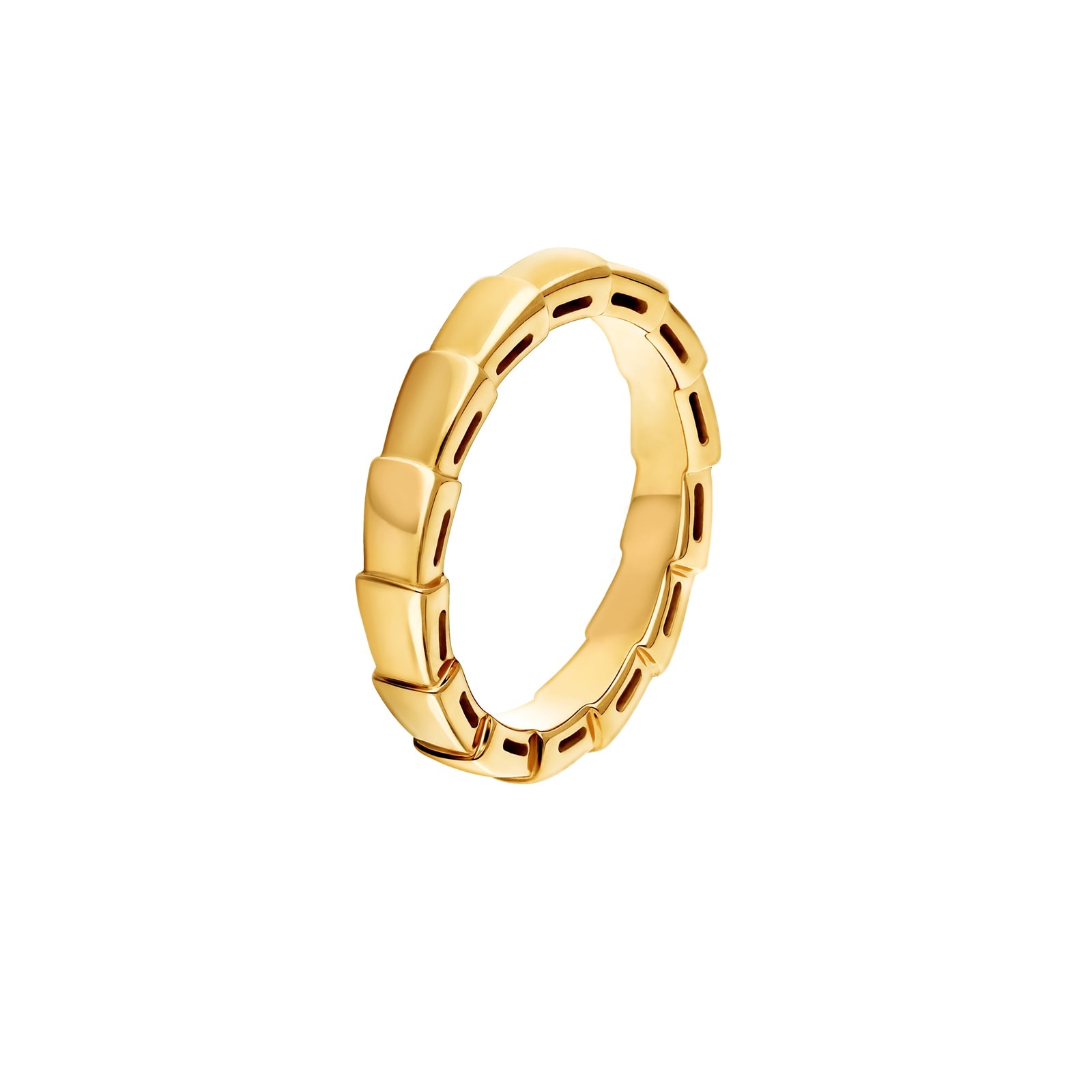 Bvlgari Jewelry 18K Yellow Gold Serpenti Viper Band Ring - Ring Size 9.75