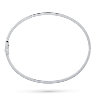 Mappin & Webb Violetta 18ct White Gold 1.01cttw Diamond Full Pave Bangle