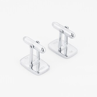 Mappin & Webb Team GB Sterling Silver Cushion Union Flag Cufflinks Mappin & Webb Team GB Sterling Silver Cushion Union Flag Cufflinks