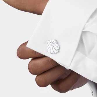 Mappin & Webb Team GB Sterling Silver Lion Head Cufflinks Mappin & Webb Team GB Sterling Silver Lion Head Cufflinks