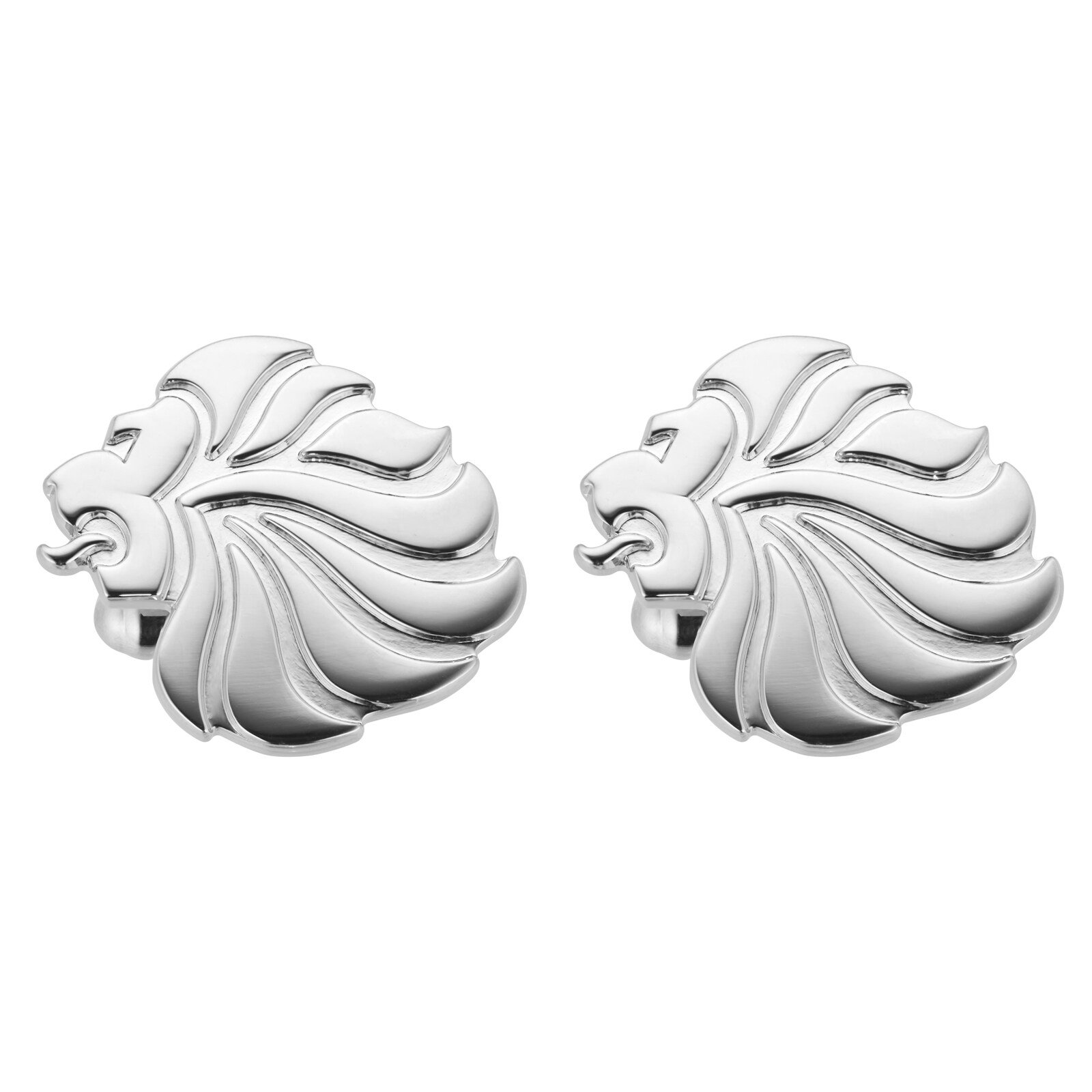 Mappin & Webb Team GB Sterling Silver Lion Head Cufflinks