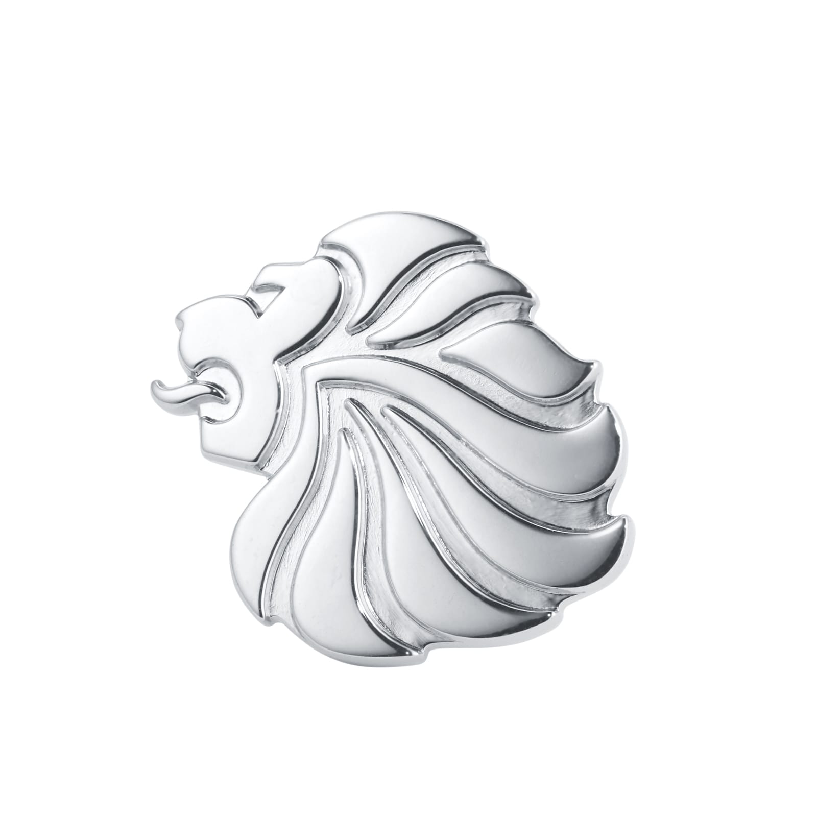 Mappin & Webb Team GB Sterling Silver Lion Head Pin