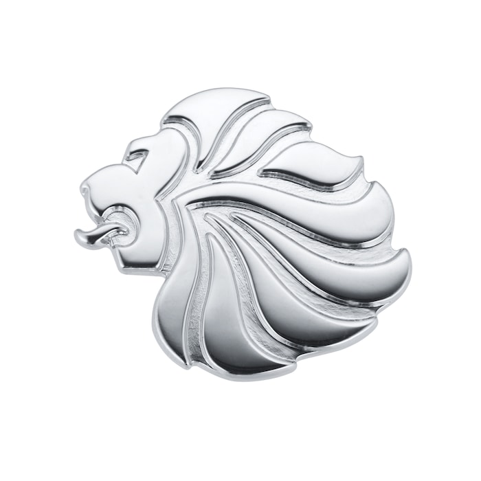 Mappin & Webb Team GB Sterling Silver Lion Head Pin
