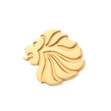 Mappin & Webb Team GB Sterling Silver Gold Plated Lion Head Pin