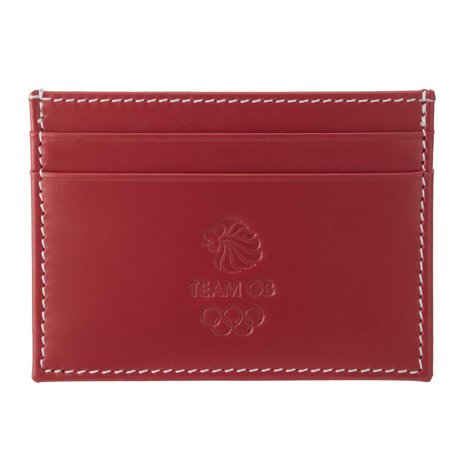Team GB Smooth Leather 4CC Wallet - Red
