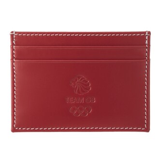 Mappin & Webb Team GB Smooth Leather 4CC Wallet - Red Mappin & Webb Team GB Smooth Leather 4CC Wallet - Red