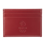 Mappin & Webb Team GB Smooth Leather 4CC Wallet - Red