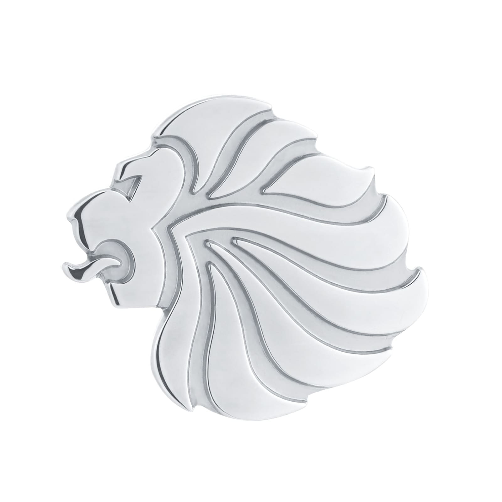 Mappin & Webb Team GB Black Gold Plated Lion Head Lapel Pin