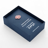 Mappin & Webb Limited Edition Team GB Sterling Silver Pin with Core Red and Dark Red Enamel