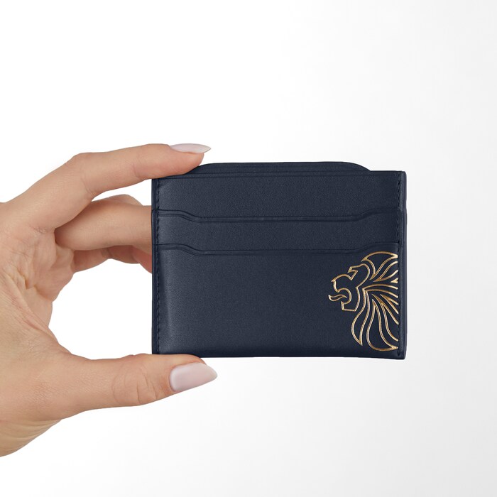 Mappin & Webb Tanner Krolle Credit Card Holder - Navy