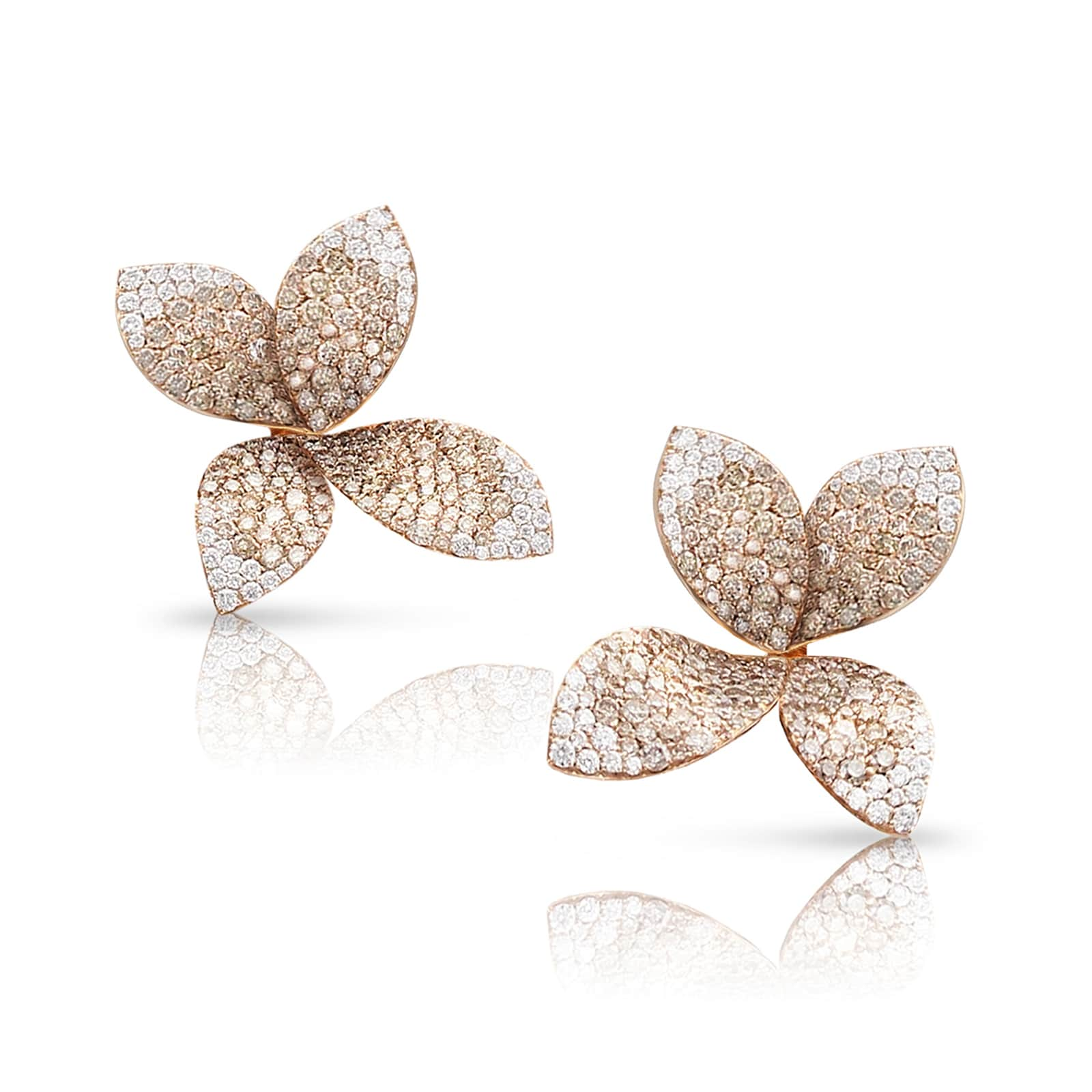 Pasquale Bruni Giardini Segreti Earrings in 18ct Rose gold with Diamonds