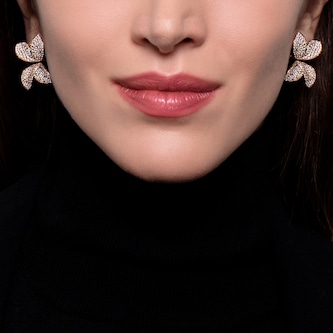 Pasquale Bruni Giardini Segreti Earrings in 18ct Rose gold with Diamonds Pasquale Bruni Giardini Segreti Earrings in 18ct Rose gold with Diamonds