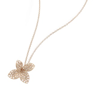 Pasquale Bruni Petit Garden Necklace in 18ct Rose Gold with Diamonds