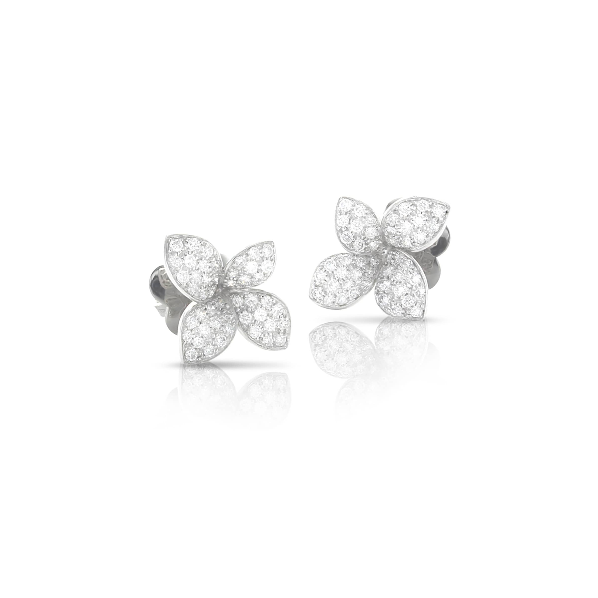 Petit Garden Earrings in 18ct White Gold with Diamonds