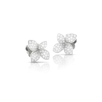 Pasquale Bruni 18k White Gold Petit Garden 0.68cttw Diamond Stud Earrings Pasquale Bruni 18k White Gold Petit Garden 0.68cttw Diamond Stud Earrings