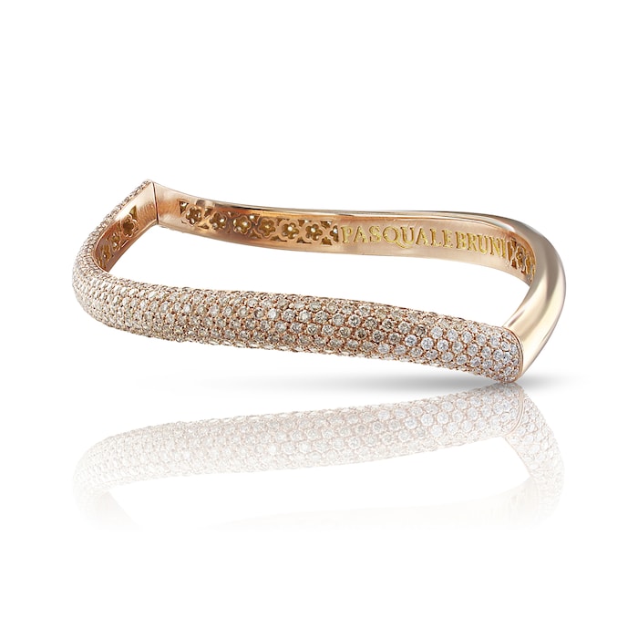Pasquale Bruni 18k Rose Gold Sensual Touch 3.26cttw Diamond Bracelet