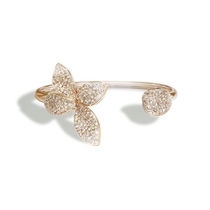 Pasquale Bruni 18k Rose Gold 2.91cttw Diamond Giardini Segreti Bracelet Size Medium