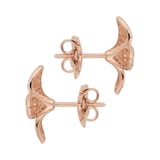 Pasquale Bruni Petit Garden Stud Earrings in 18ct Rose Gold with Pink Sapphires