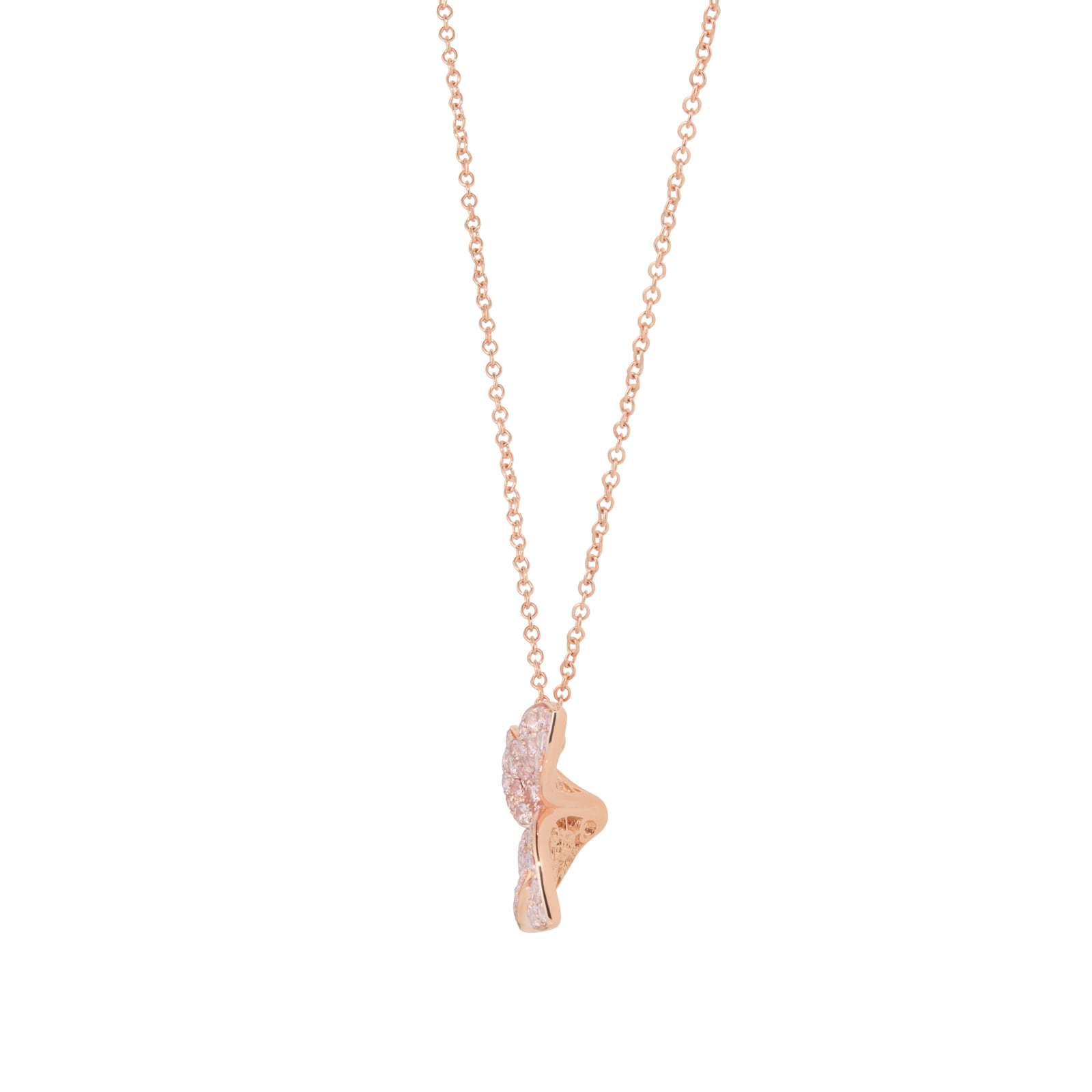 Pasquale Bruni Petit Garden Necklace in 18ct Rose Gold with Pink Sapphires Pasquale Bruni Petit Garden Necklace in 18ct Rose Gold with Pink Sapphires